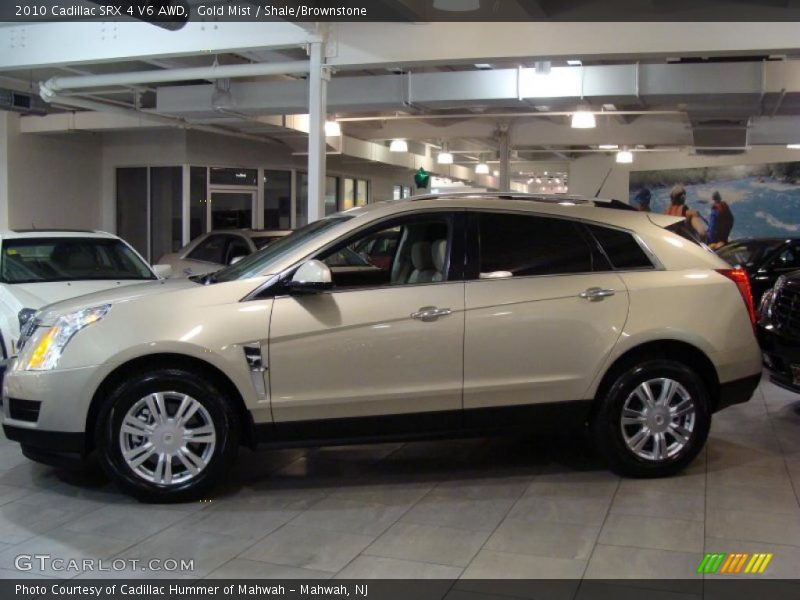 Gold Mist / Shale/Brownstone 2010 Cadillac SRX 4 V6 AWD