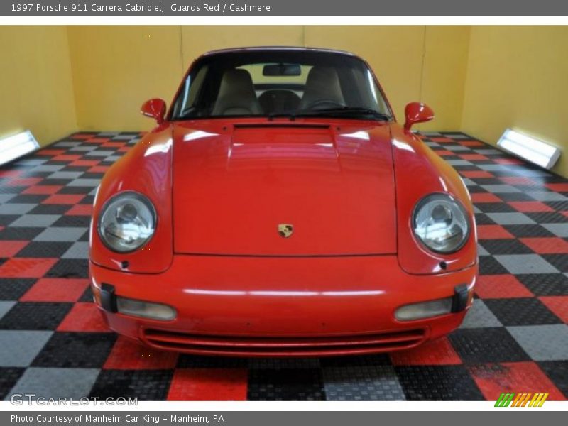 Guards Red / Cashmere 1997 Porsche 911 Carrera Cabriolet