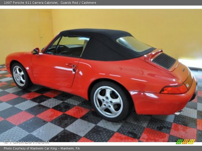 Guards Red / Cashmere 1997 Porsche 911 Carrera Cabriolet