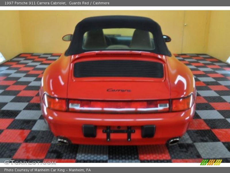 Guards Red / Cashmere 1997 Porsche 911 Carrera Cabriolet