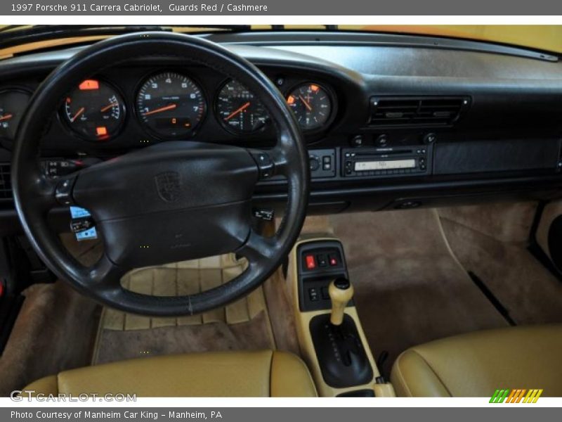Guards Red / Cashmere 1997 Porsche 911 Carrera Cabriolet