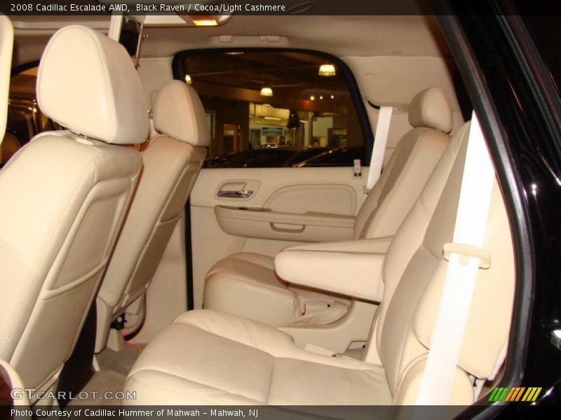 Black Raven / Cocoa/Light Cashmere 2008 Cadillac Escalade AWD