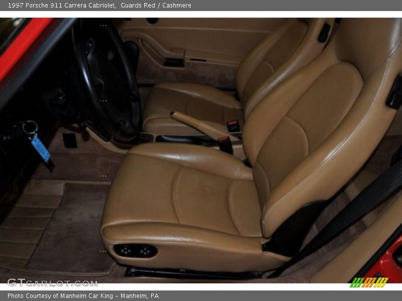 Guards Red / Cashmere 1997 Porsche 911 Carrera Cabriolet