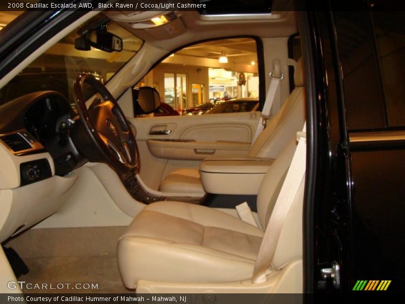 Black Raven / Cocoa/Light Cashmere 2008 Cadillac Escalade AWD