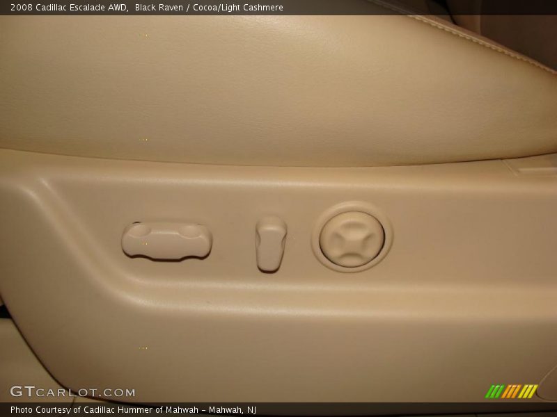 Black Raven / Cocoa/Light Cashmere 2008 Cadillac Escalade AWD