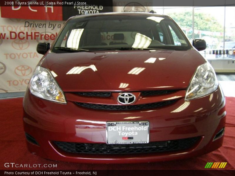 Salsa Red Pearl / Stone 2008 Toyota Sienna LE