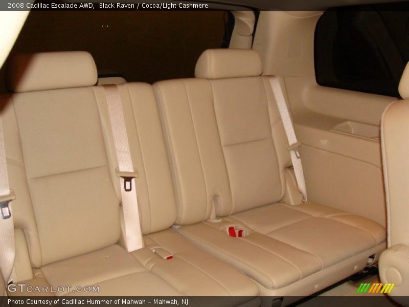 Black Raven / Cocoa/Light Cashmere 2008 Cadillac Escalade AWD
