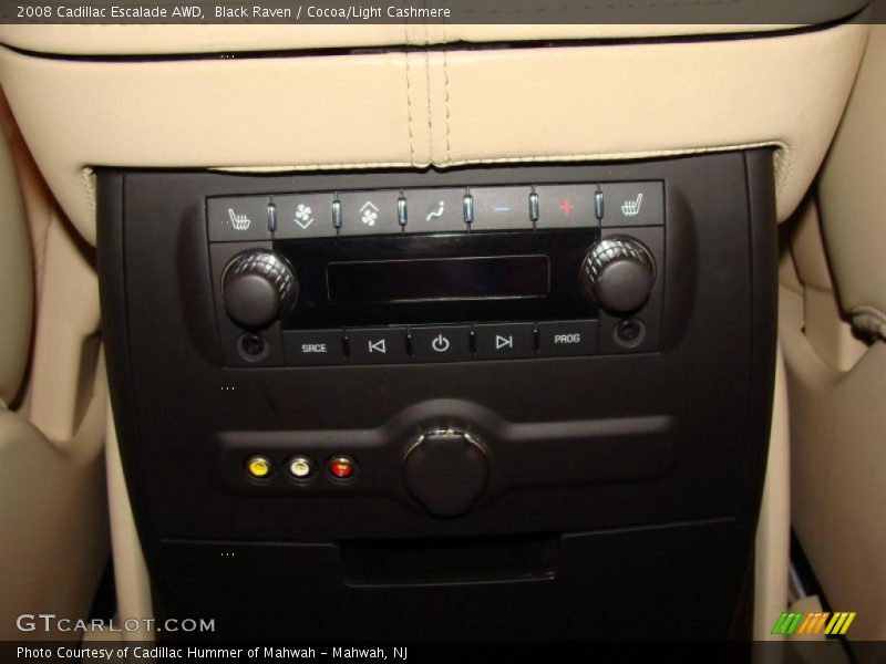 Black Raven / Cocoa/Light Cashmere 2008 Cadillac Escalade AWD