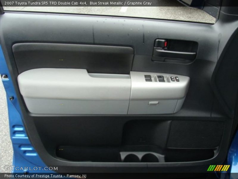Blue Streak Metallic / Graphite Gray 2007 Toyota Tundra SR5 TRD Double Cab 4x4