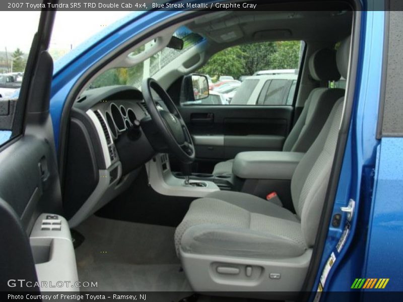 Blue Streak Metallic / Graphite Gray 2007 Toyota Tundra SR5 TRD Double Cab 4x4