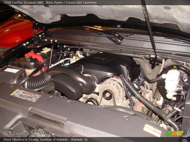 Black Raven / Cocoa/Light Cashmere 2008 Cadillac Escalade AWD