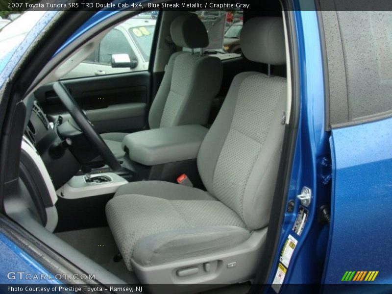 Blue Streak Metallic / Graphite Gray 2007 Toyota Tundra SR5 TRD Double Cab 4x4
