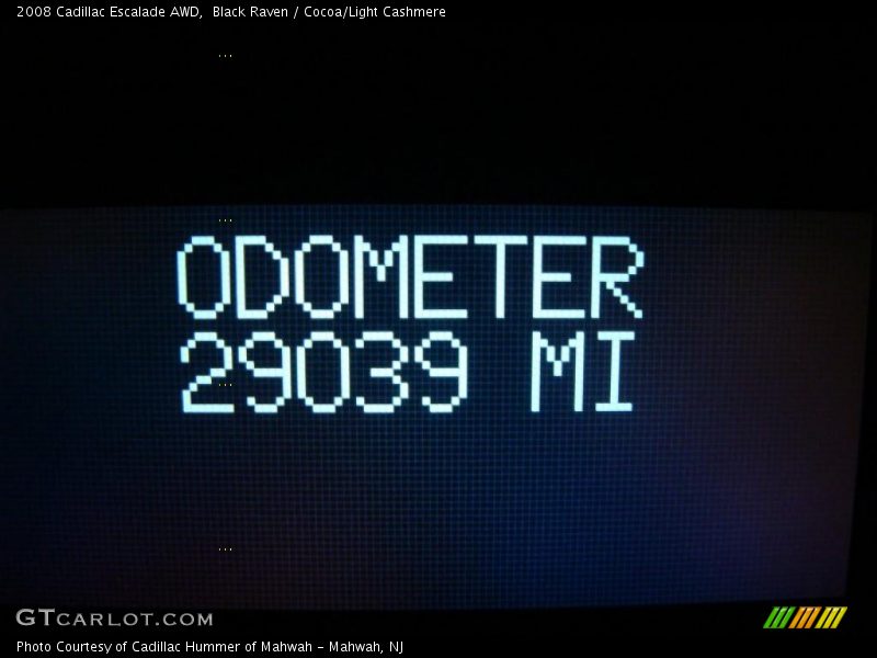 Black Raven / Cocoa/Light Cashmere 2008 Cadillac Escalade AWD