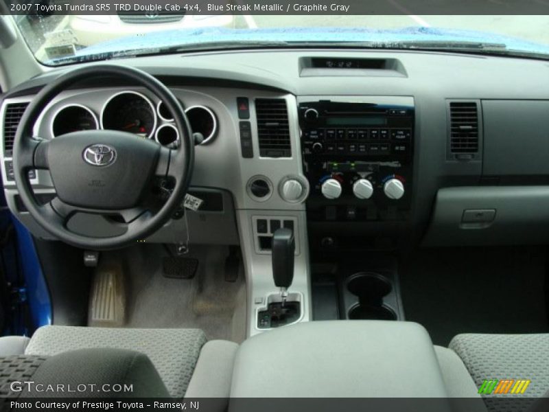 Blue Streak Metallic / Graphite Gray 2007 Toyota Tundra SR5 TRD Double Cab 4x4