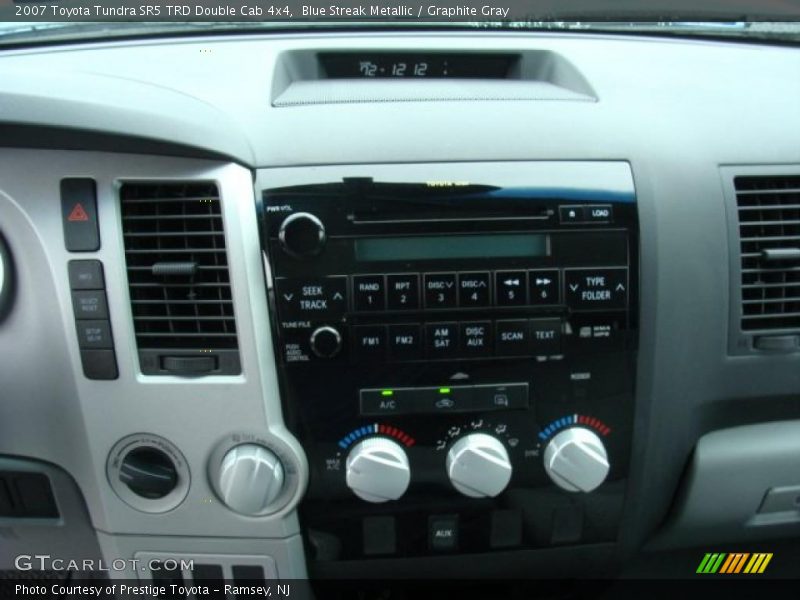 Blue Streak Metallic / Graphite Gray 2007 Toyota Tundra SR5 TRD Double Cab 4x4