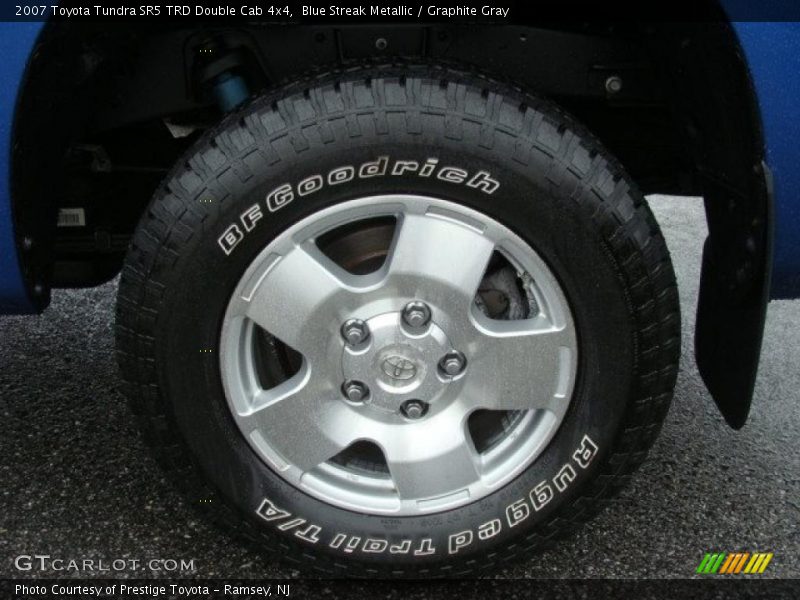 Blue Streak Metallic / Graphite Gray 2007 Toyota Tundra SR5 TRD Double Cab 4x4