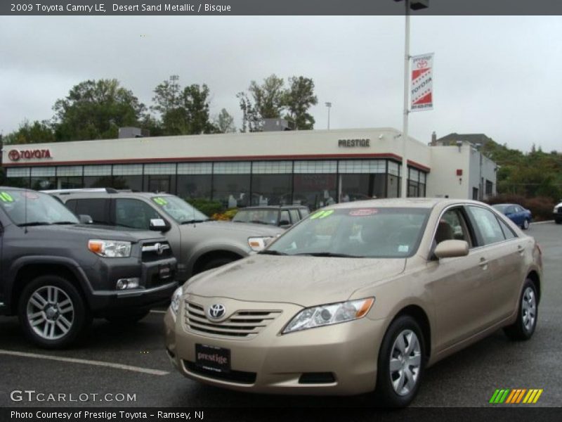 Desert Sand Metallic / Bisque 2009 Toyota Camry LE
