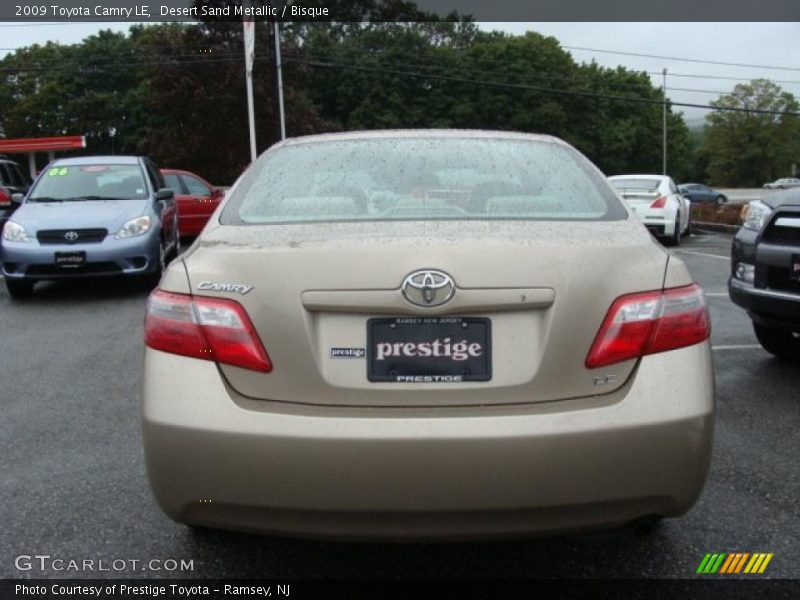 Desert Sand Metallic / Bisque 2009 Toyota Camry LE