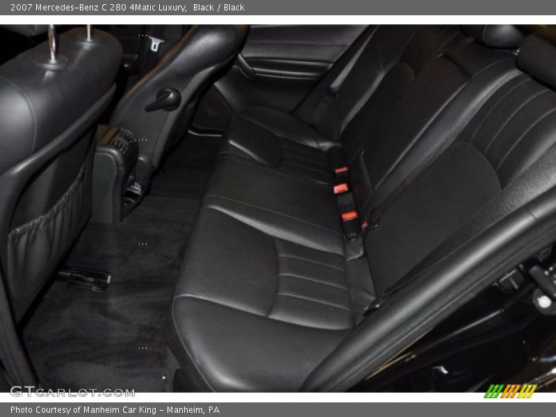 Black / Black 2007 Mercedes-Benz C 280 4Matic Luxury