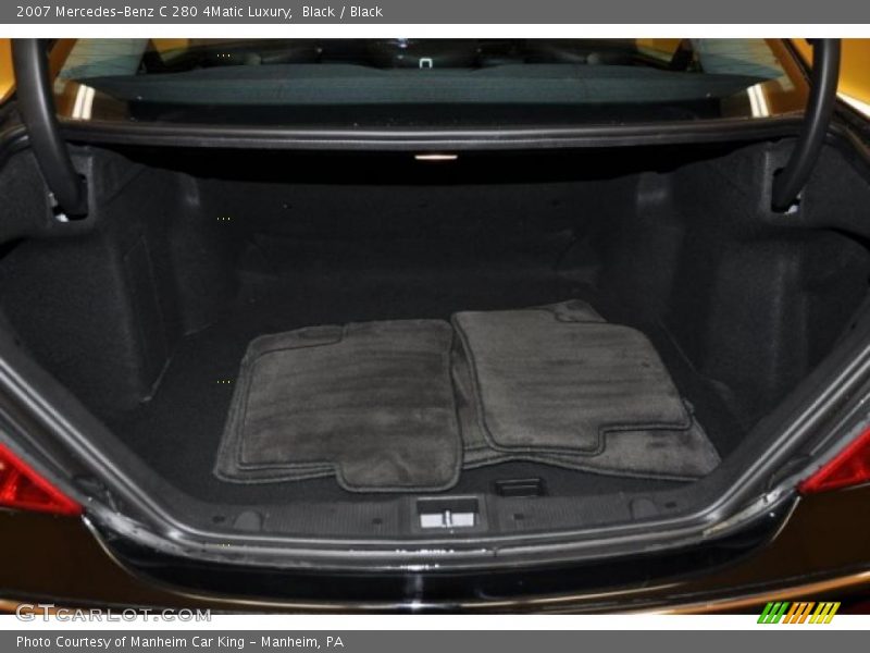 Black / Black 2007 Mercedes-Benz C 280 4Matic Luxury