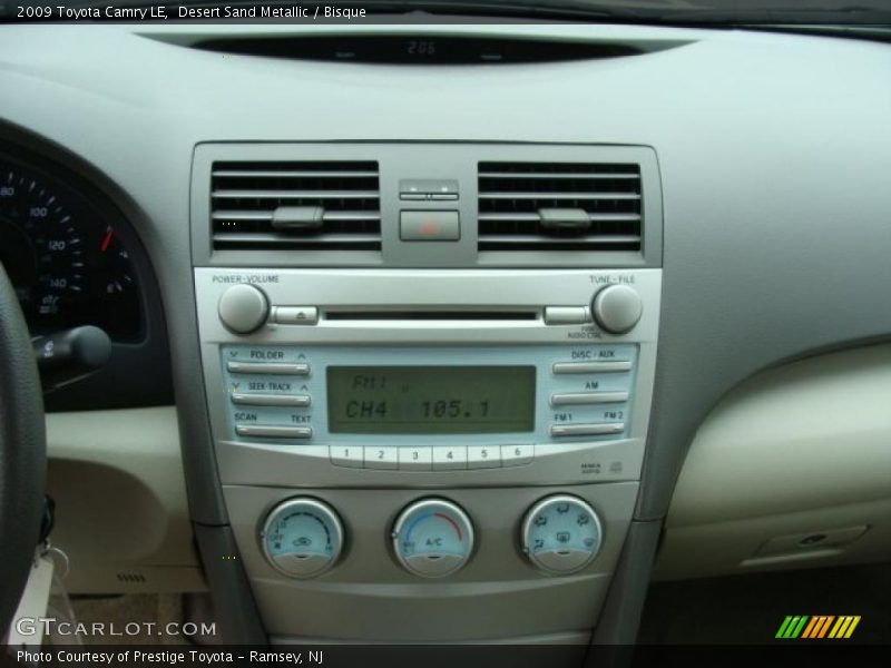 Desert Sand Metallic / Bisque 2009 Toyota Camry LE