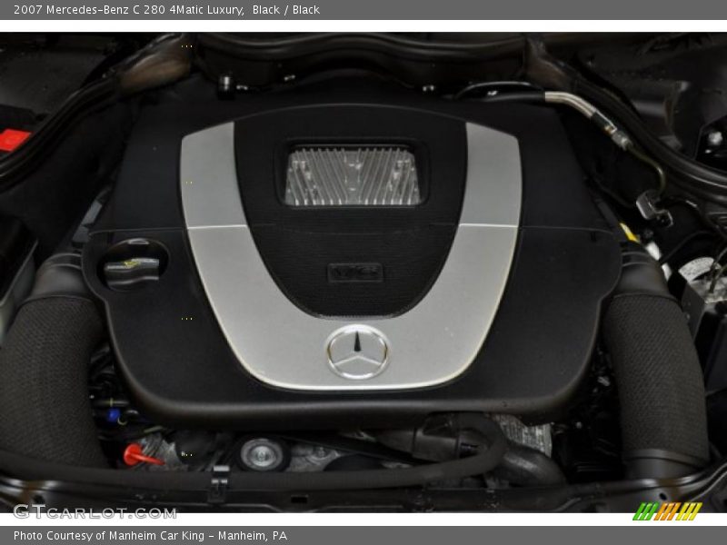 Black / Black 2007 Mercedes-Benz C 280 4Matic Luxury