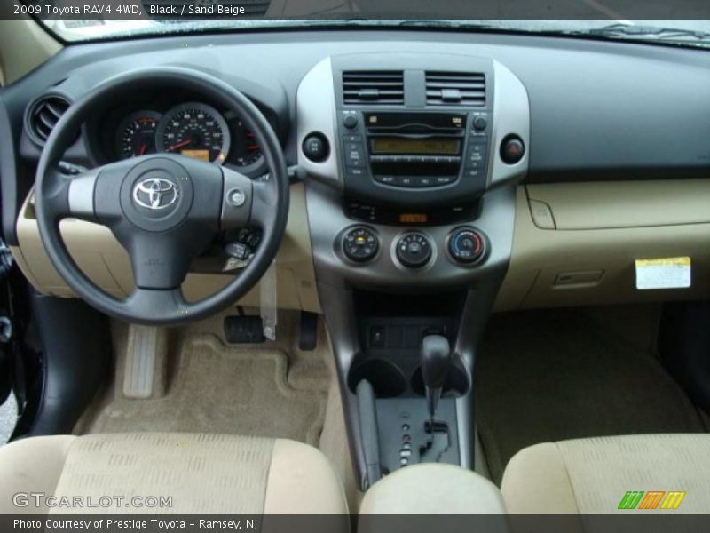 Black / Sand Beige 2009 Toyota RAV4 4WD