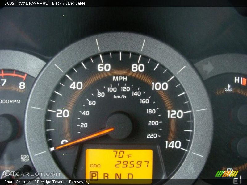Black / Sand Beige 2009 Toyota RAV4 4WD