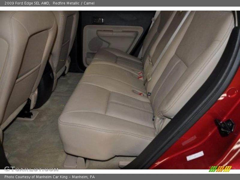 Redfire Metallic / Camel 2009 Ford Edge SEL AWD