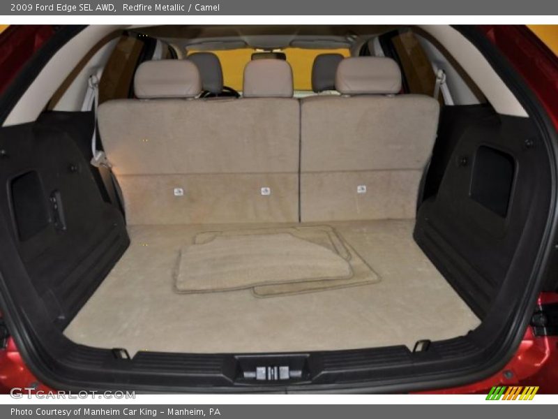Redfire Metallic / Camel 2009 Ford Edge SEL AWD