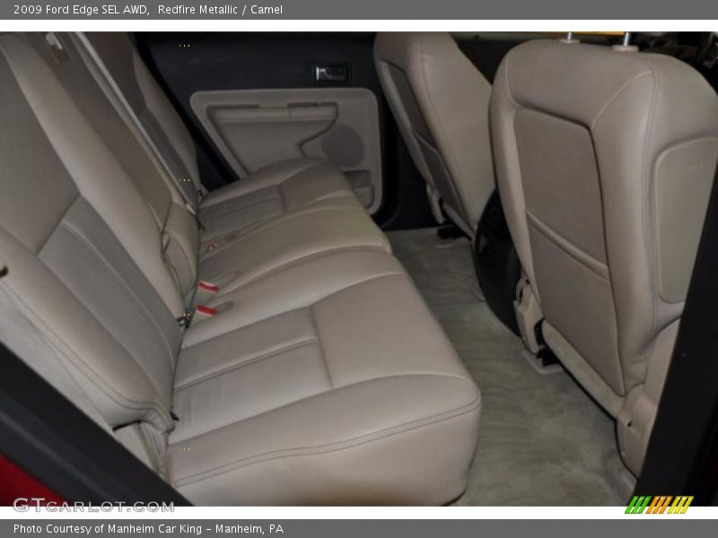 Redfire Metallic / Camel 2009 Ford Edge SEL AWD