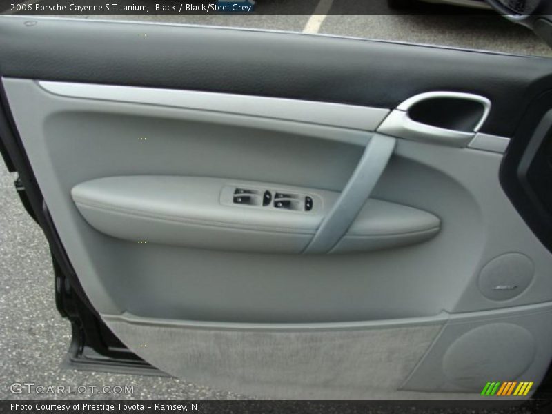 Black / Black/Steel Grey 2006 Porsche Cayenne S Titanium