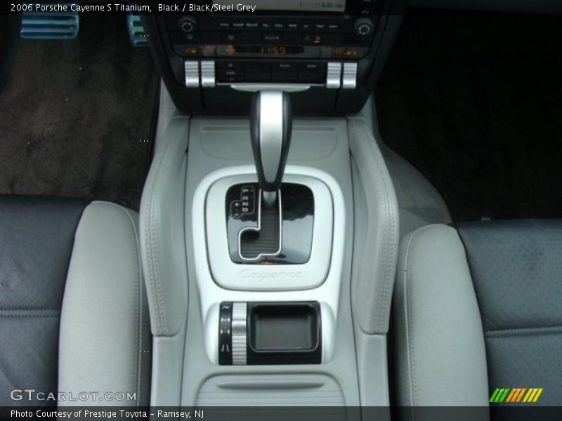 Black / Black/Steel Grey 2006 Porsche Cayenne S Titanium