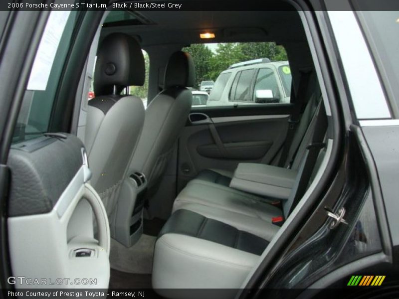 Black / Black/Steel Grey 2006 Porsche Cayenne S Titanium