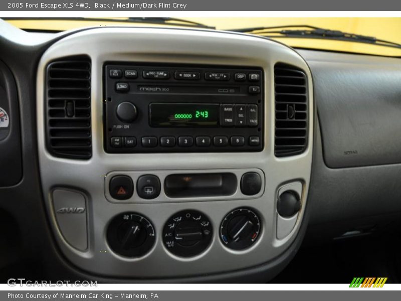 Black / Medium/Dark Flint Grey 2005 Ford Escape XLS 4WD