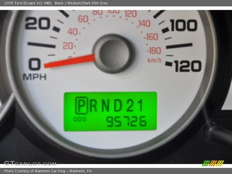 Black / Medium/Dark Flint Grey 2005 Ford Escape XLS 4WD