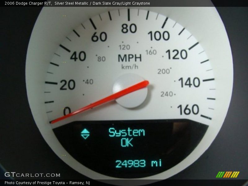 Silver Steel Metallic / Dark Slate Gray/Light Graystone 2006 Dodge Charger R/T