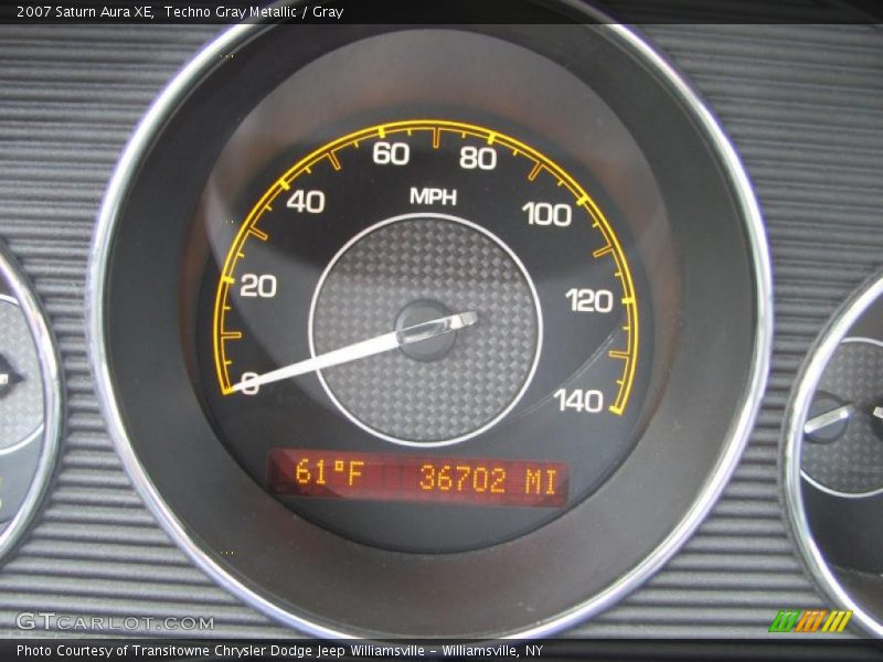 Techno Gray Metallic / Gray 2007 Saturn Aura XE
