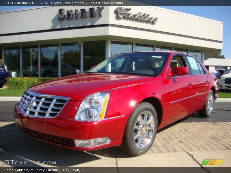 Crystal Red Tintcoat / Shale/Cocoa Accents 2011 Cadillac DTS Luxury