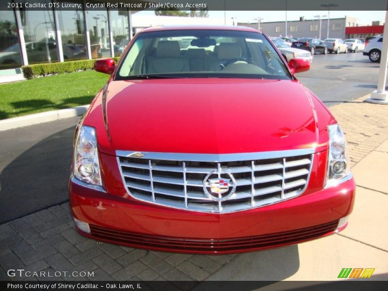 Crystal Red Tintcoat / Shale/Cocoa Accents 2011 Cadillac DTS Luxury