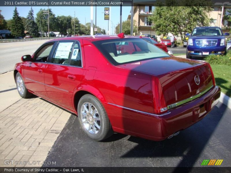 Crystal Red Tintcoat / Shale/Cocoa Accents 2011 Cadillac DTS Luxury