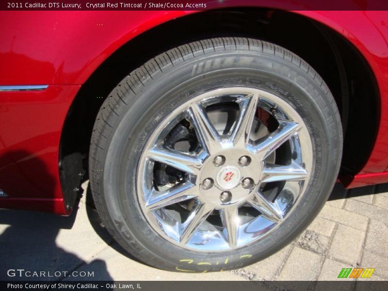 Crystal Red Tintcoat / Shale/Cocoa Accents 2011 Cadillac DTS Luxury