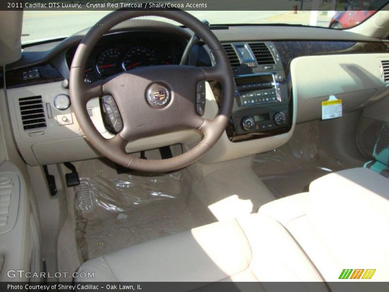 Crystal Red Tintcoat / Shale/Cocoa Accents 2011 Cadillac DTS Luxury