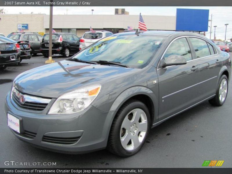 Techno Gray Metallic / Gray 2007 Saturn Aura XE