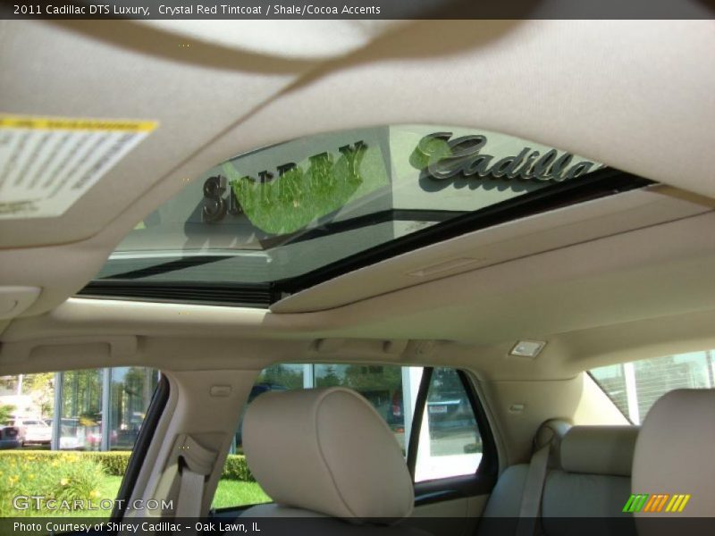 Crystal Red Tintcoat / Shale/Cocoa Accents 2011 Cadillac DTS Luxury