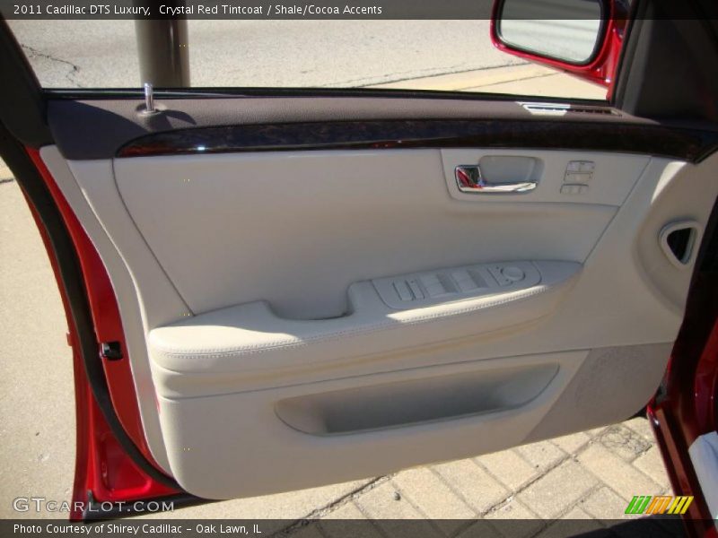 Crystal Red Tintcoat / Shale/Cocoa Accents 2011 Cadillac DTS Luxury