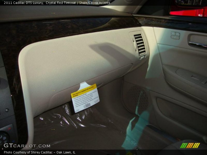 Crystal Red Tintcoat / Shale/Cocoa Accents 2011 Cadillac DTS Luxury