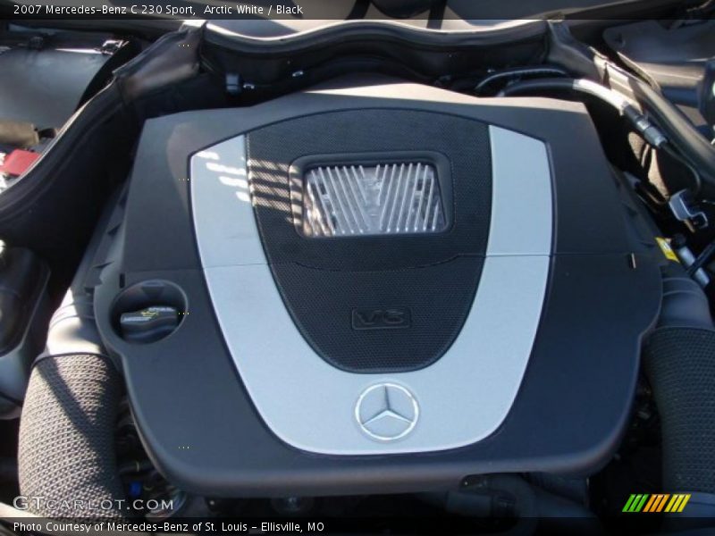 Arctic White / Black 2007 Mercedes-Benz C 230 Sport