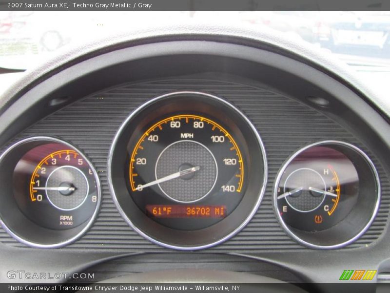 Techno Gray Metallic / Gray 2007 Saturn Aura XE