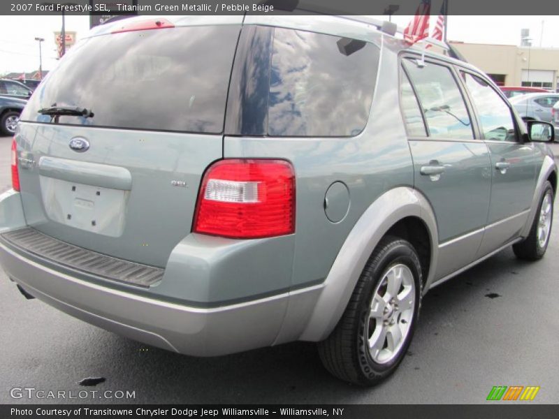Titanium Green Metallic / Pebble Beige 2007 Ford Freestyle SEL